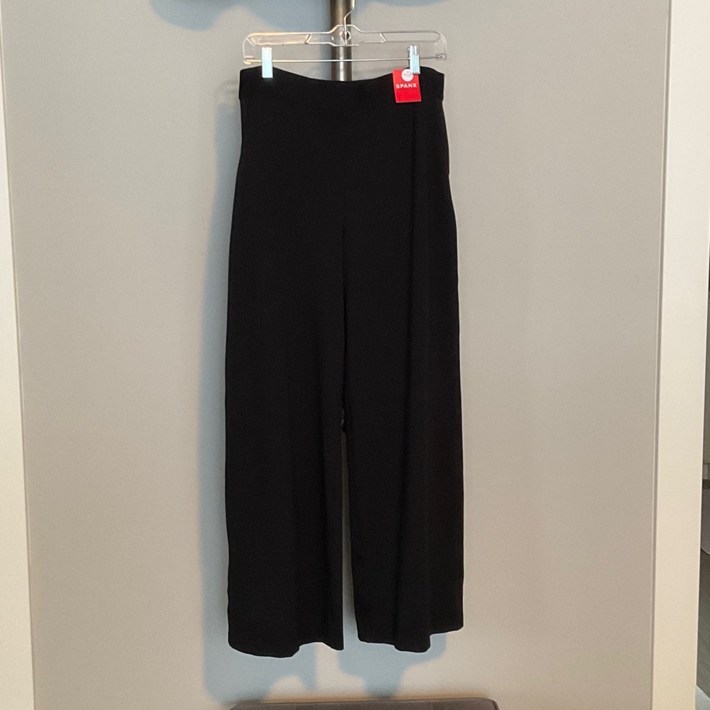 SPANX supersmooth PerfectFit Ponte Wide Leg Pant Black